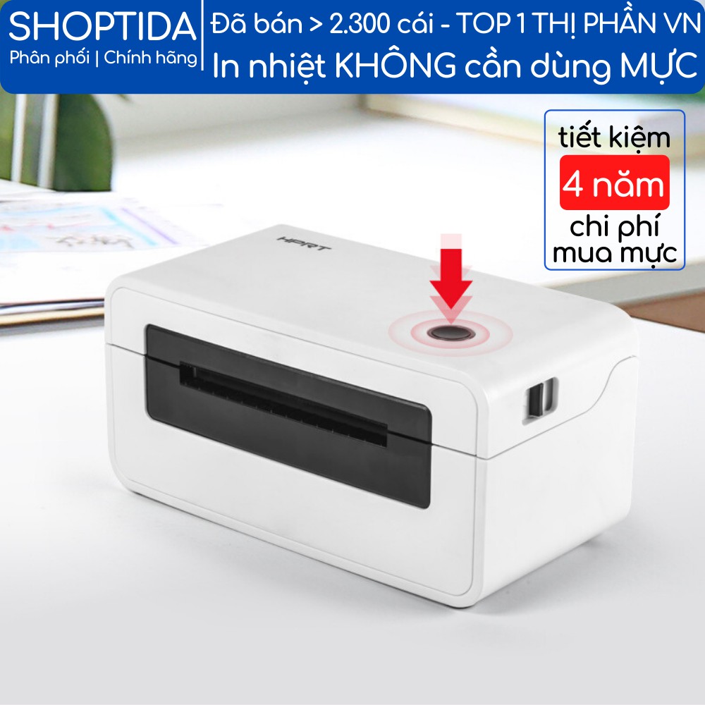 Máy in đơn hàng Tiktok shop (SP46,  in decal nhiệt,  USB)